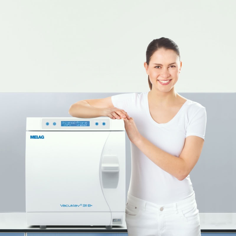 Автоклав паровой класса B Melag Vacuclav 23 B+